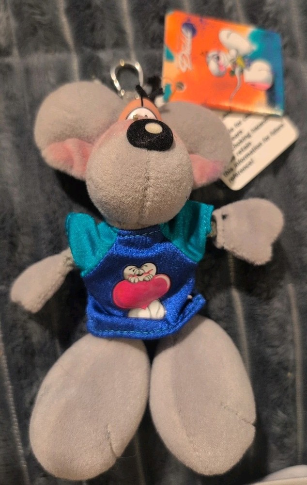 Diddle Mouse Plush 6.5″ Keychain Diddle By Thomas Goletz German w/tags