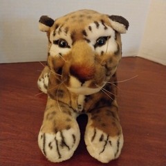 Hosung N.Y. Inc. Cheetah Leopard Stuffed Animal Realistic Laying Hard Head 14″