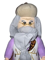 Harry Potter LEGO Albus Dumbledore Plush New With Tag