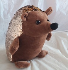 Happy Hedgehog Sequin Pets Plush Sensory Tactile Weighted Adhd Autism Toy