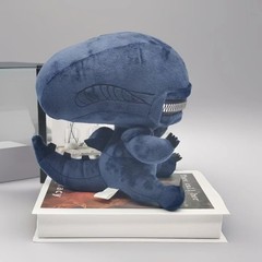 Alien Xenomorph Shaped Zipper Mouth Plush Soft Stuffed Animal Plush Toy for gift