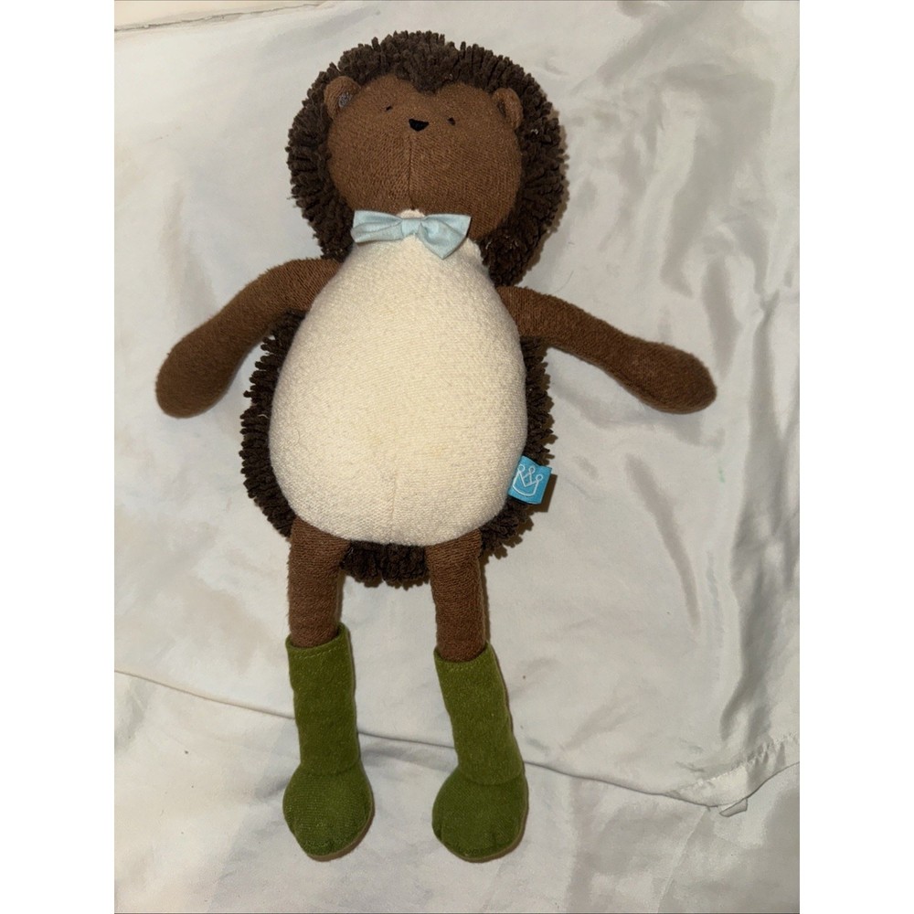 Manhattan Toy Forest Friends Huck Hedgehog 15″ Stuffed Plush Animal Brown Olive