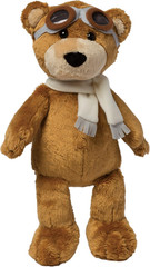 Manhattan Toy Aviator Teddy Bear 12″ Stuffed Animal Plush with Soft Goggles and
