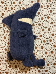 Jellycat London Retired Toothy Shark Stuffed Plush Animal Big Smiley Mouth