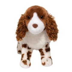Flair 8″ Springer Spaniel Douglas Cuddle Stuffed Animal Dog Puppy Brown White
