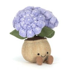 Jellycat Amuseables Hydrangea Plush Toy flower pot with Dust Bag