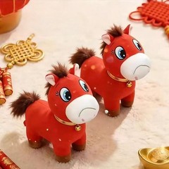 1pc.25cm. Pony Plush Toy Sad Horse Plush Doll Horse Doll Stuffed Toy Gift