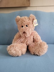 Animal Adventure Cuddle Zone Teddy Bear Plush 20″ Tan Shaggy Fur 2006 Target