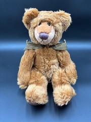 Russ Berrie Geoffrey Teddy Bear 13” Golden Brown Vintage