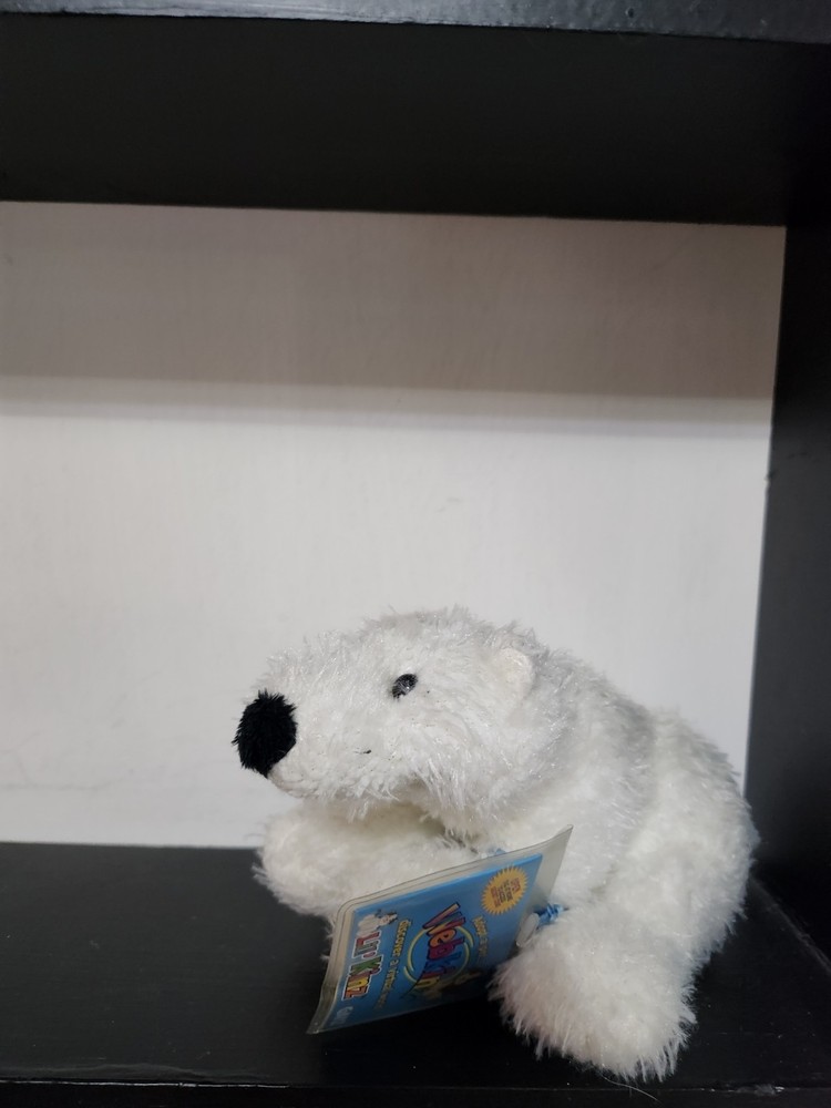 Webkinz Ganz Lil’Kinz HS116 Plush Polar Bear New with Code