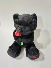 Snap-on Tools Black Bear With Rose 8in Plush “S” logo Nice for Any Occasion NEW!