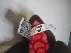 GANZ Cocoa 9″ Dinosaur Webkinz Signature HM338 Brown with Red Spots, No Codes