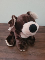 Ganz Webkinz Mocha Pup Plush Stuffed Animal Toy Brown Dog HM348 No Code