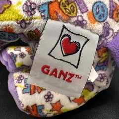 Ganz Webkinz Peace N’ Love Puppy HM721 Plush Stuffed Animal Dog Toy No Code 9″