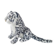 Vintage 1983 Applause WWF Snow Leopard Plush Large Realistic Big Cat Stuffed Toy