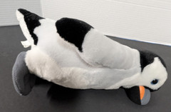 Plush Toy Factory WB Happy Feet Two Mumble the Penguin Gray, Black & White 2012