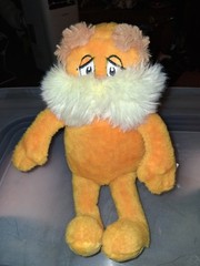 Dr. Seuss The Lorax Licensed Aurora 9″ Stuffed Plush EUC