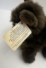 Plushland Cat Plush 6″ Kitty Kitten Brown 2000 Stuffed Toy Cystic Fibrosis Tag