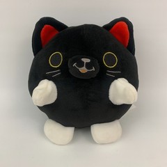 Zuru Snackles Black Cat Plush 2023 Small Mini Tuxedo Cat Stuffed Animal No Pez