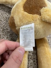 Bedtime Originals Plush Giraffe, Yellow/ Tan w/Neck Scarf, Baby Toddler Soft EUC