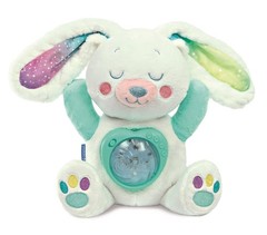 Clementoni Arctic Bunny Projector Plush Soothing Night Light with Northern Lig
