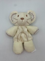 Animal Adventure Plush Cream Mouse Bear Crinkle Stitch Lovey 8″ Polka Dot 2019