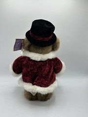 Dan Dee Teddy Bear Animated Singing Christmas Vintage Top Hat Mouth Doesnt Move