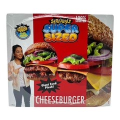 Seriously Super-Sized Stuffed Bacon CHEESEBURGER Giant Food Plush JUMBO 24″ TALL