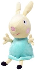 Peppa Pig Super Soft & Cuddly 8 Inch Plush Toy, Rebecca Rabbit In Blue Dress
