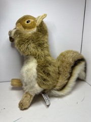 Hansa Squirrel With Nut Stuffed Animal Plush 11 Inches Tall