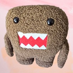 2007 DOMO 10” Brown Plush Stuffed Toy Jakks PACIFIC