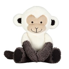 Lambs & Ivy Jungle Party White/Gray Plush Monkey Stuffed Animal Toy – Charlie