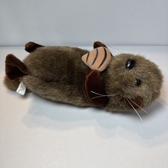 Arctic Circle Enterprises Otter Floating on Back Plush Stuffed Animal 11” Alaska