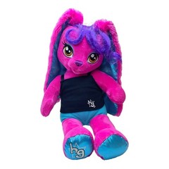Build A Bear Honey Girl HG Risa Pink Rock Star Bunny Rabbit 20″ Plush BAB