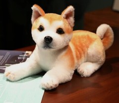 Akita Dog 10 Inch Stuffed Animal Plush Toys Toddler Doll Kids Gifts