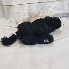 Webkinz Black Panther Cat Plush Stuffed Toy No Code Yellow Eye Ganz 8 Inch HM216