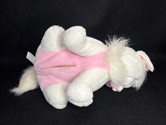 Vintage 1993 Hasbro Kitty Surprise White Pink Purple Cat Plush Sitting 1 Kitten
