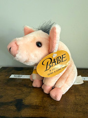 Universal Studios Babe Pig Plush Stuffed 1995 Licensed Small MA-1223