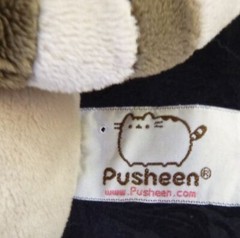 Pusheen the Cat Pink Pastel green gray 11″ Plush by Gund 2016
