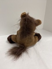 Ganz Bell Bottoms Horse With Sound Brown White Cream Plush Beanie Small 6″