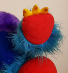 RARE 1987 AmToy My Pet Monster Yaplet With Original Cuffs Vintage Mattel Plush