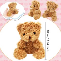 14 Pack 4 inch Mini Teddy Bears Toys Soft Cute Colorful Small Teddy Bear Stuf…