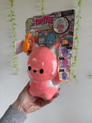 Fluffie Stuffiez Paw-Pattes Fidget Stuffed Animal Stuffy Cat Pink