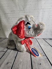 Vintage 1950’s-1960’s Mohair Elephant Timely Toys Brooklyn, N.Y. With Tags