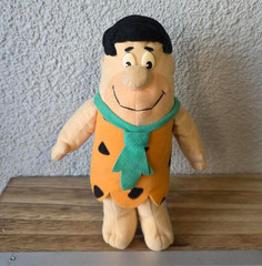 Strottman Flintstones Fred Flintstone Plush Doll 1997 Small Orange Outfit