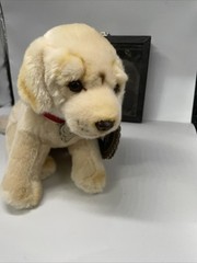 FAO Schwarz 10″ Golden Retriever Plush Puppy – Star – Already House Trained -L