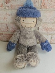 Slumber kins 14” Shine Bright Bigfoot Slumberkins Blue Gray Plush Stuffed