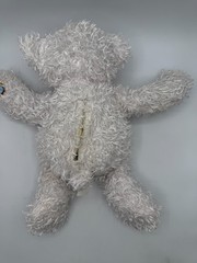Cepia Glo-E Bear 14” White Color Kinetics Light-Up Plush Toy Works Shaggy