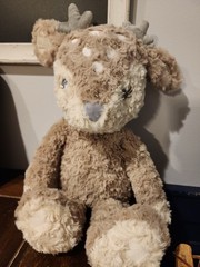 Elegant Baby Bedtime Huggie Deer Fawn Plush Stuffed Animal 18”