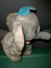 Vintage Walt Disney Dumbo Elephant 8.5″ Tall Plush (SU162)